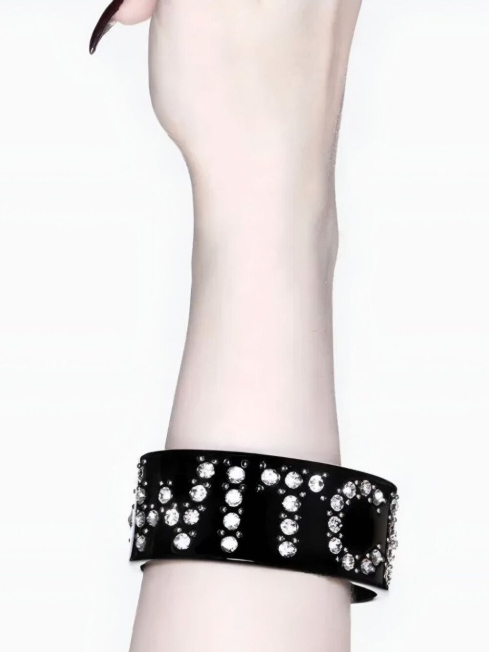 Killstar ✦ Witch Crystal Cuff Bracelet ✦ Black Rhinestone Statement Gothic NIP